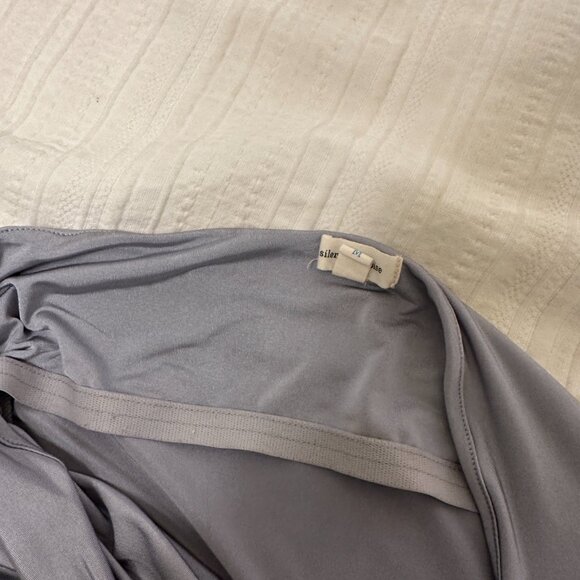 Silence and Noise Silver Gray Tube Top - Picture 3 of 3